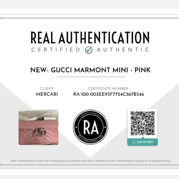 Gucci GG Marmont Flap Closure Matelasse Crossbody super Mini  Pink Leather - Picture 8 of 8